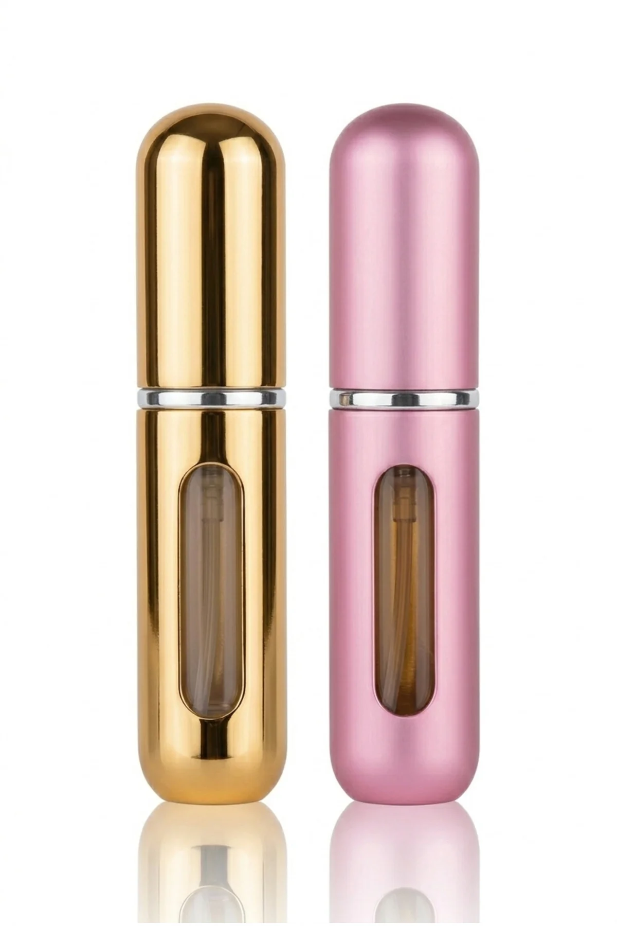 Gold Pembe 2'li Doldurulabilir Seyehat Parfüm Şişesi 5 Ml Hacim G