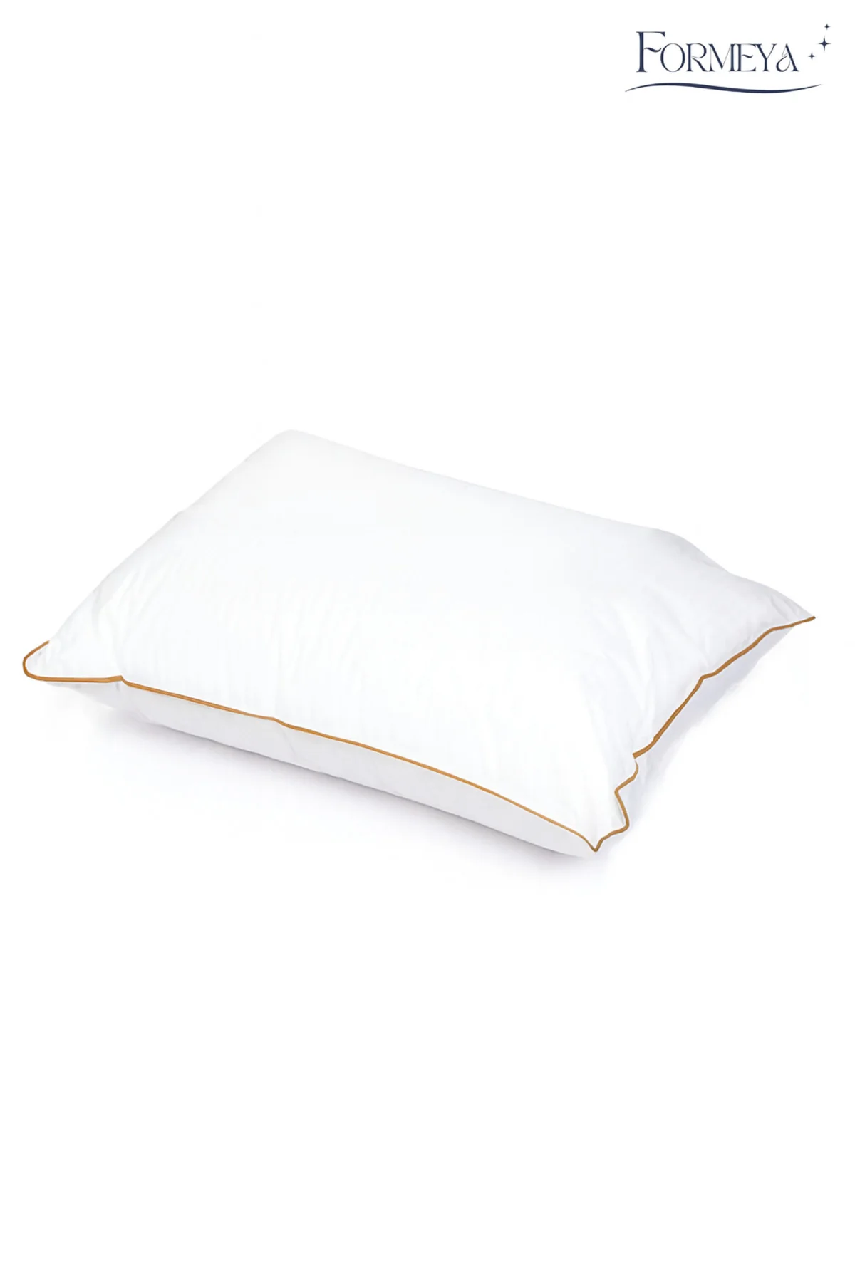 Gold Rengi Biyeli Nanojel Yastık 1100 gram 50x70 cm 1 adet, Lüks Otel Yastığı