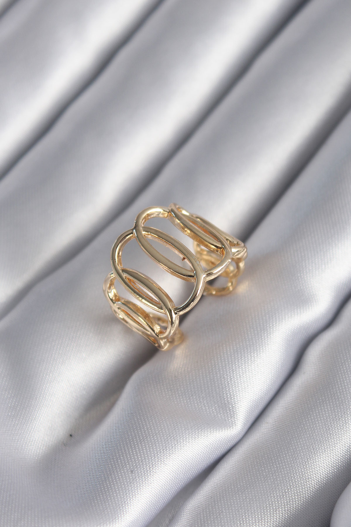 Gold Renk Ayarlanabilir Samanyolu Kadın Yüzük SL6967