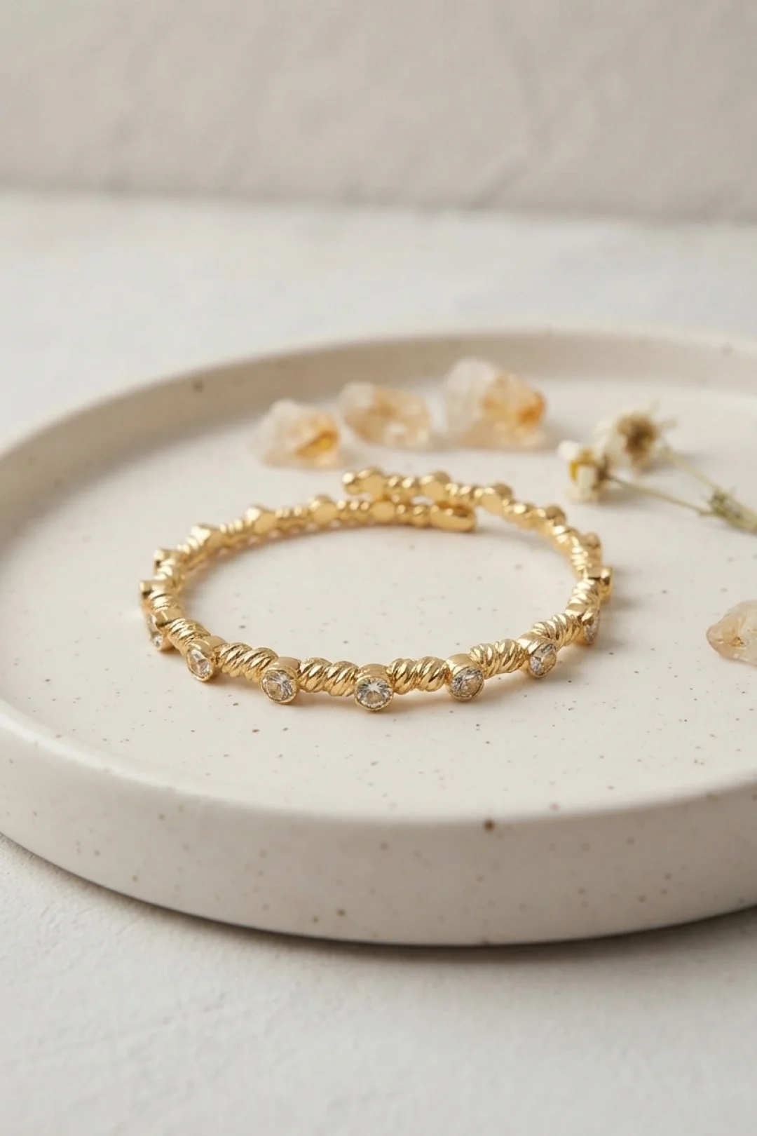 Gold Renk Dorika Model Sıralı Zirkon Taşlı Kadın Bileklik Fiyatı, Yorumları ve Özellikleri