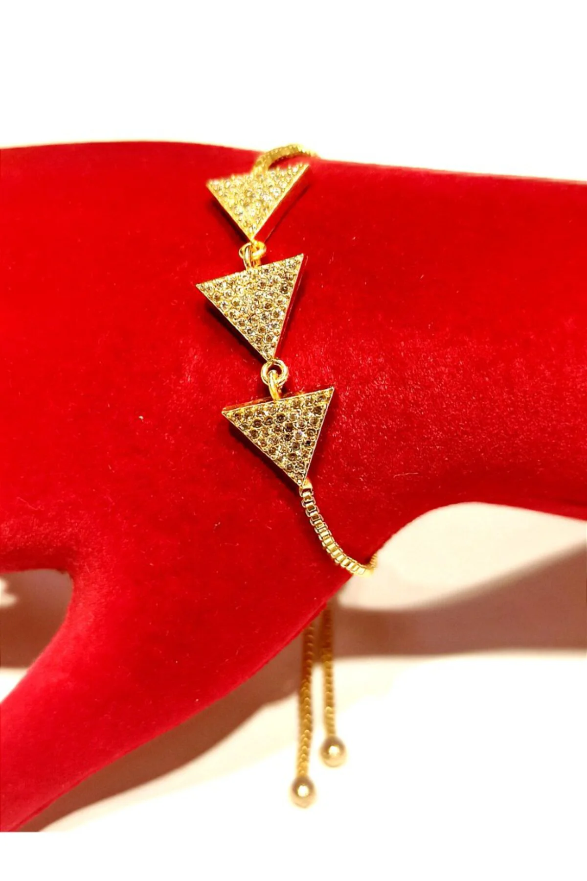 Gold Renk Lüks Figürlü Gösterişli Ayarlanabilir Bileklik