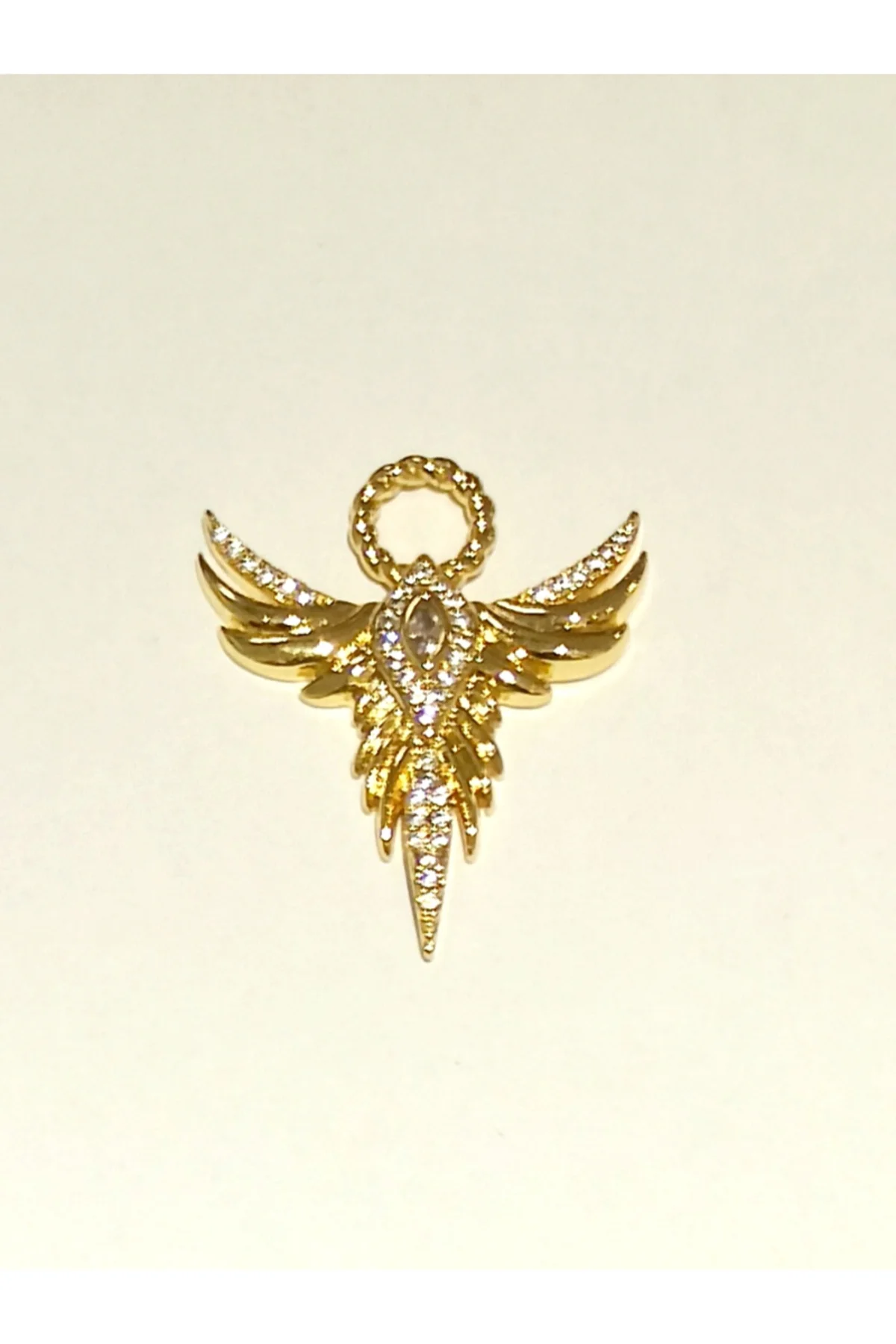 Gold Renk Lüks Figürlü Gösterişli Kolye Başlığı