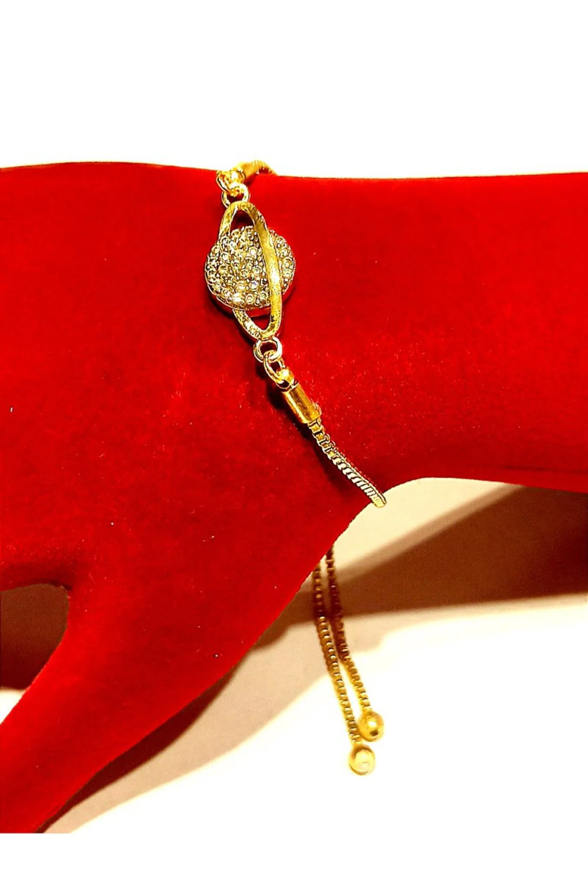 Gold Renk Lüks Figürlü Gösterişli Ayarlanabilir Bileklik