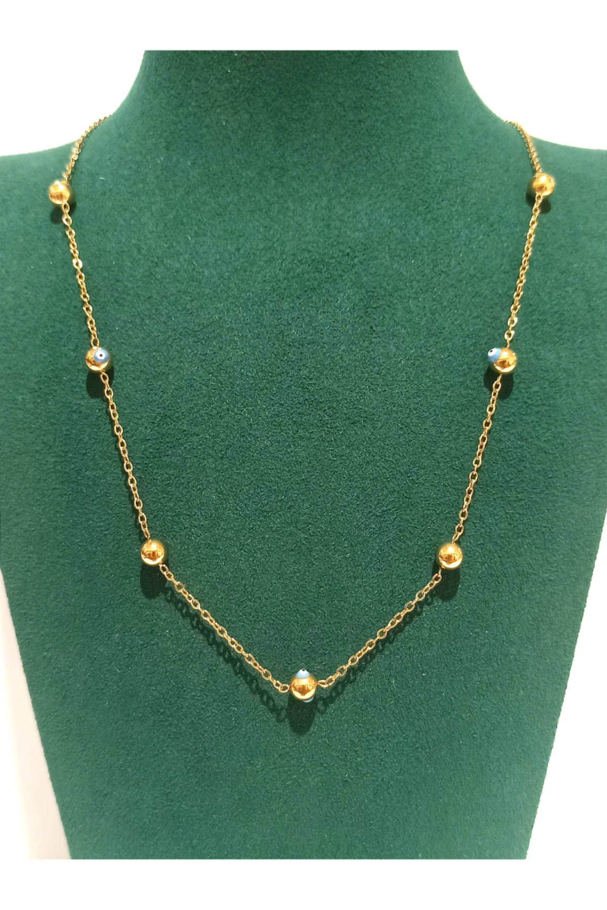 Gold Renk Lüks Figürlü Gösterişli Kolye