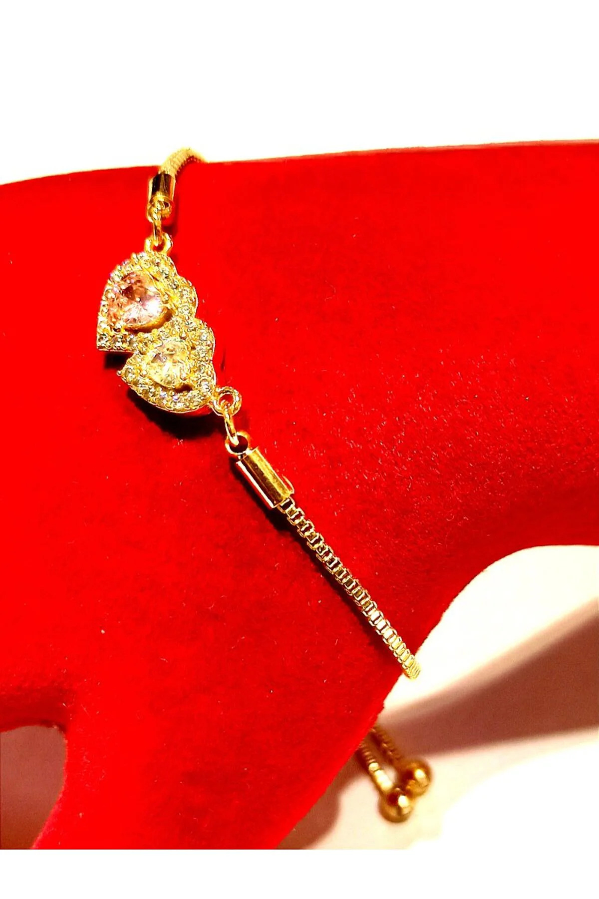 Gold Renk Lüks Figürlü Gösterişli Ayarlanabilir Bileklik