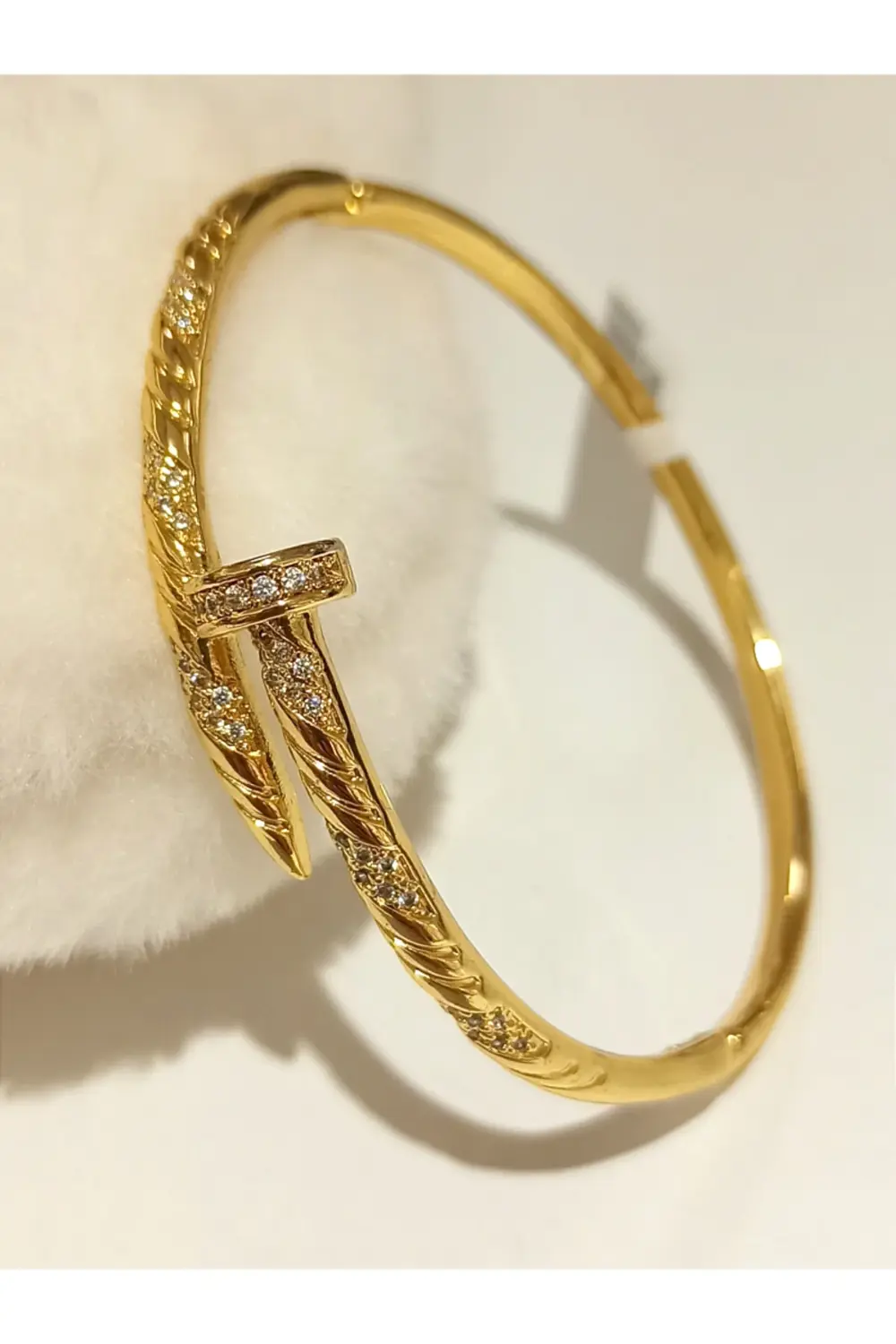 Gold Renk Lüks Figürlü Gösterişli Bileklik