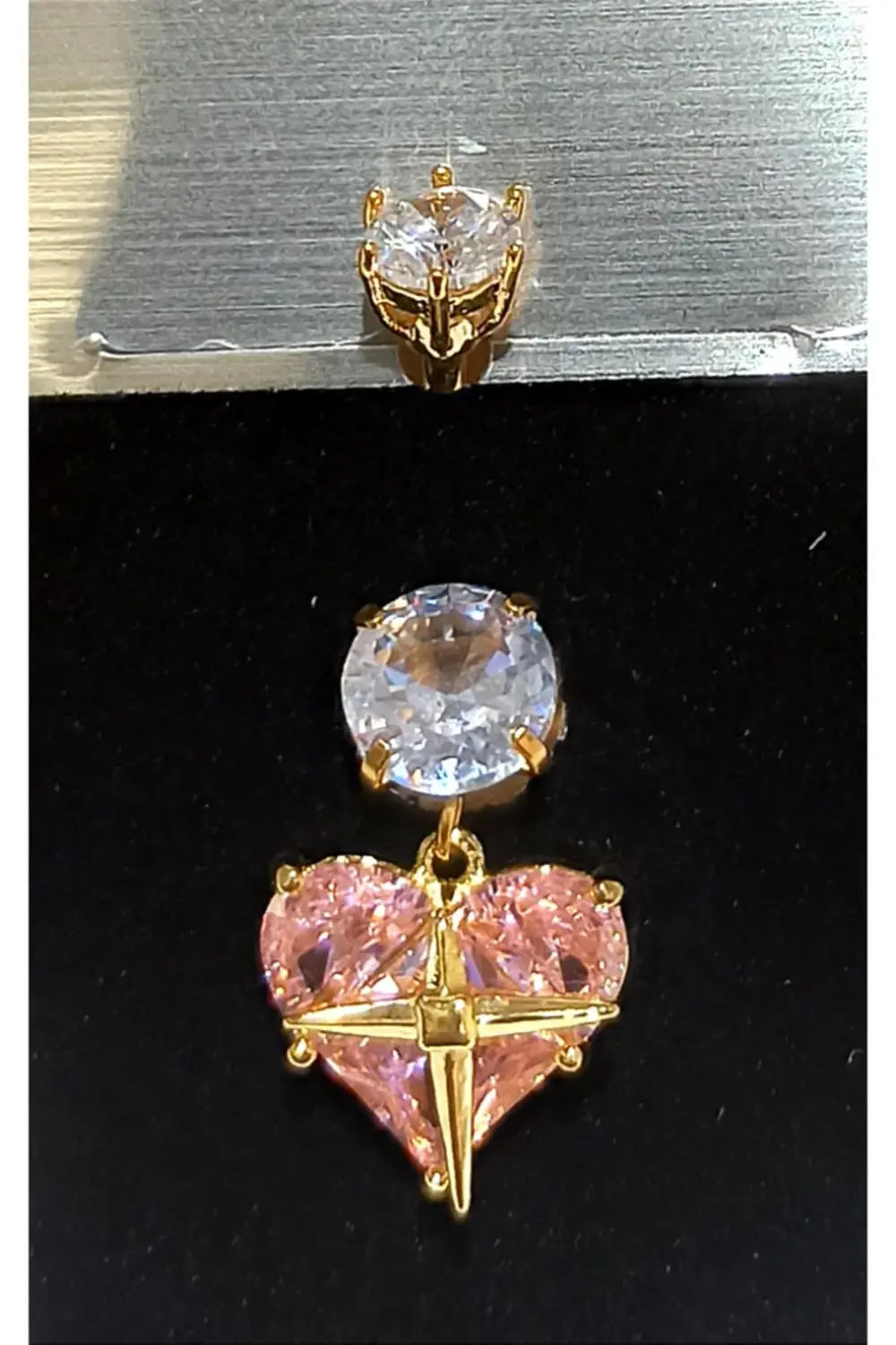 Gold Renk Lüks Figürlü Gösterişli Göbek Pirsing