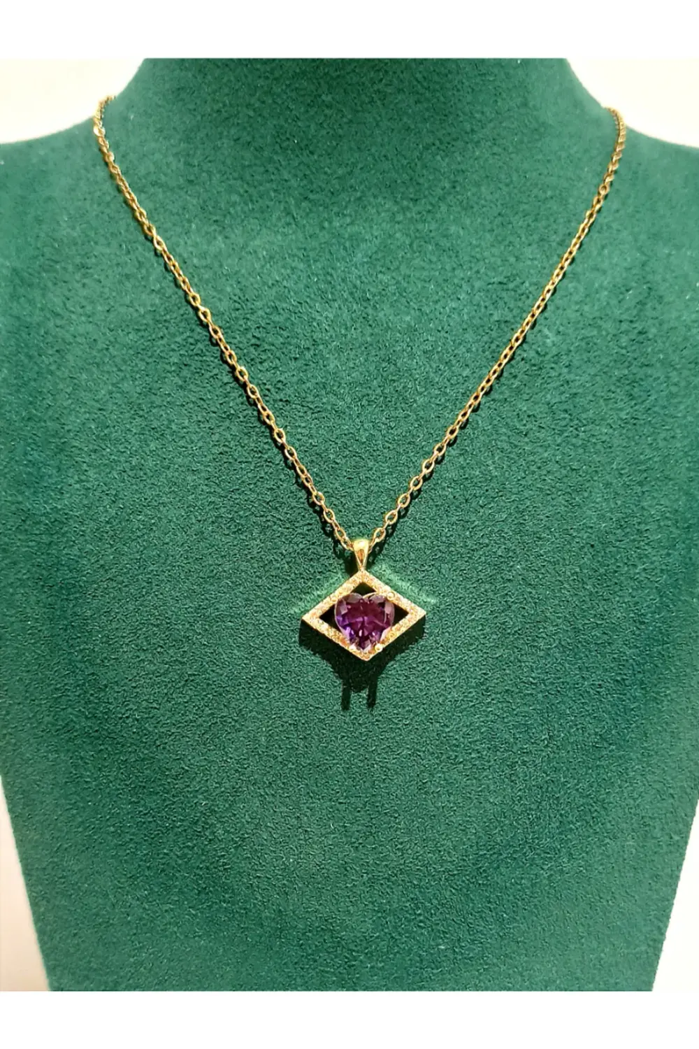 Gold Renk Lüks Figürlü Gösterişli Kolye