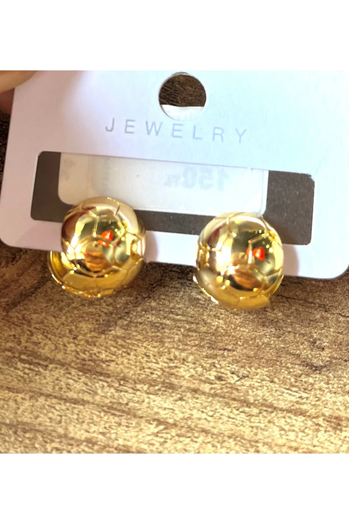 Gold Renk Lüks Gösterişli Figürlü Halka Küpe