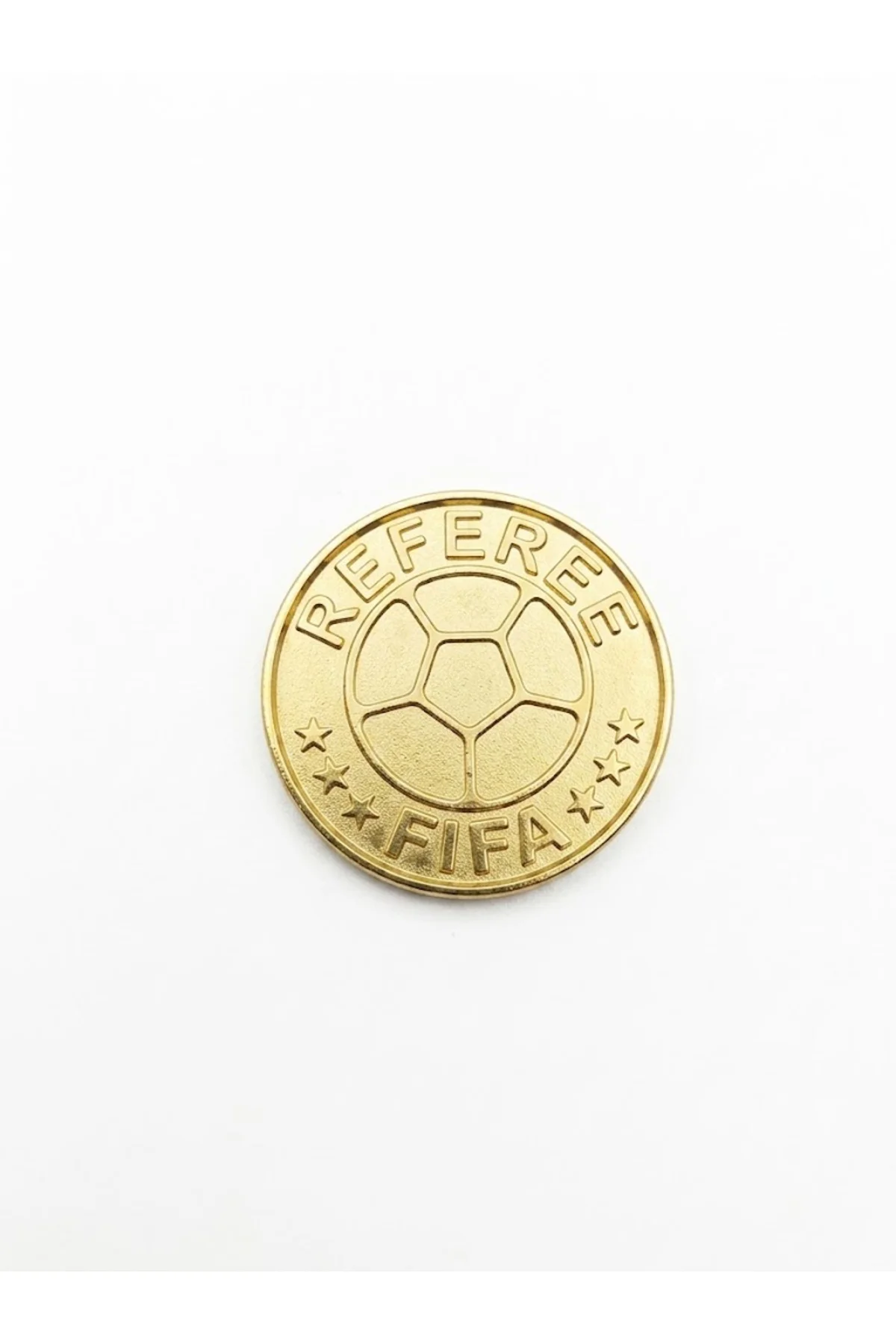 Gold Renk Metal Fifa-Referee Top Kale Parası Gold Renk Metal Fifa-Referee Top Kale Parası