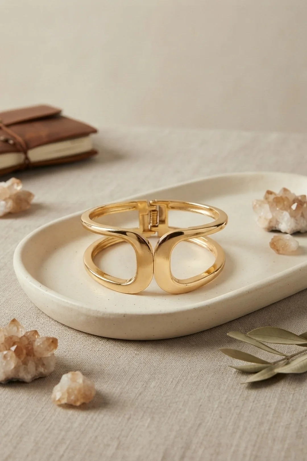 Gold Renk Pirinç Manşet Model Vintage Kelepçe Bilezik Fiyatı, Yorumları ve Özellikleri