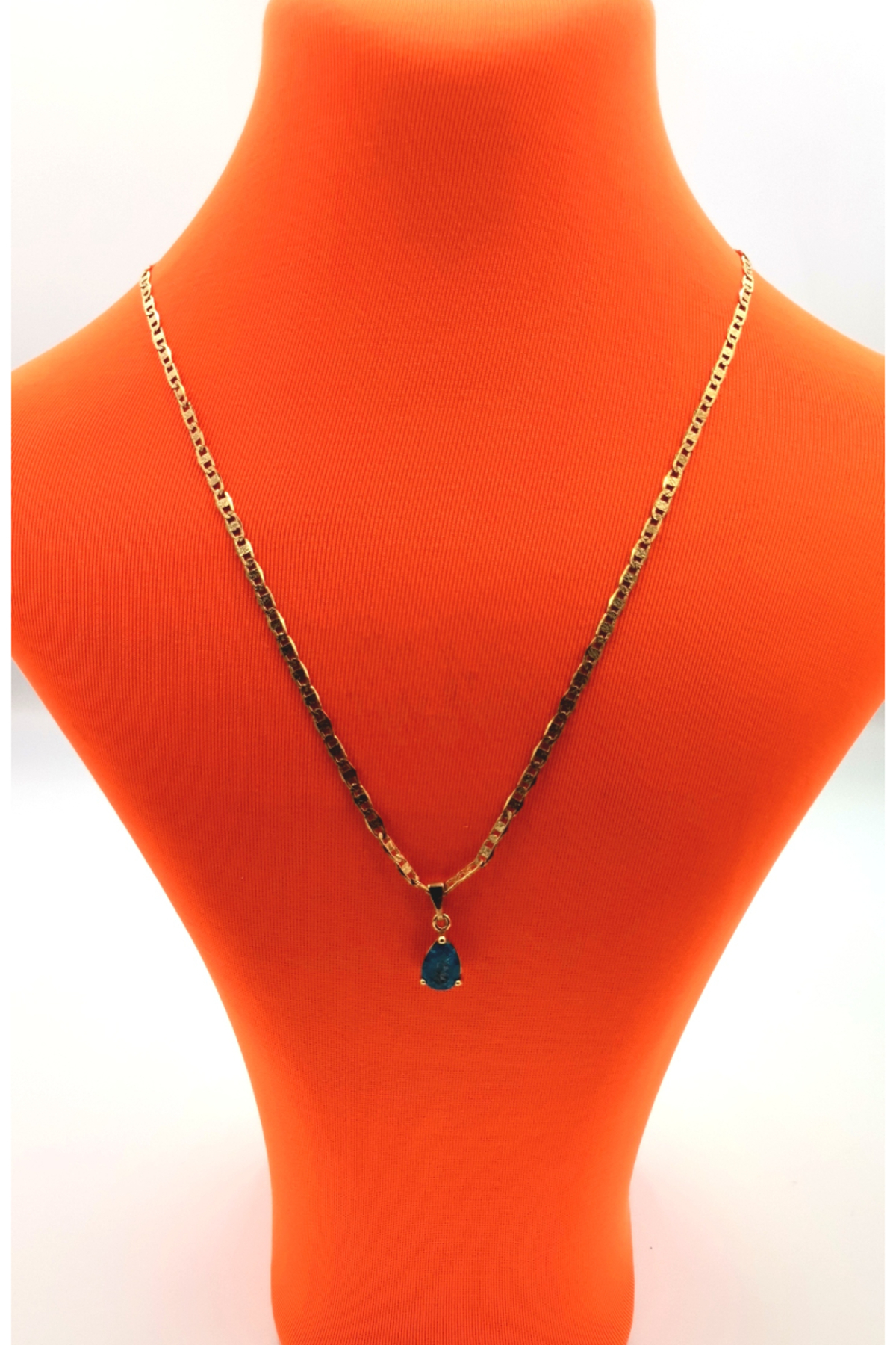 Monalisa Home Gold Renk Zincir Figürlü Kararmaz Özel Tasarim Kolye