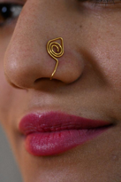 Tükkan Accessories Gold Sikiştirma Fake Yaprak Desenli Burun Kistirma Hizma Piercing Tükkan Accessories Gold Sikiştirma Fake Yaprak Desenli Burun Kistirma Hizma Piercing