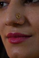 Tükkan Accessories Gold Sikiştirma Fake Yaprak Desenli Burun Kistirma Hizma Piercing Tükkan Accessories Gold Sikiştirma Fake Yaprak Desenli Burun Kistirma Hizma Piercing