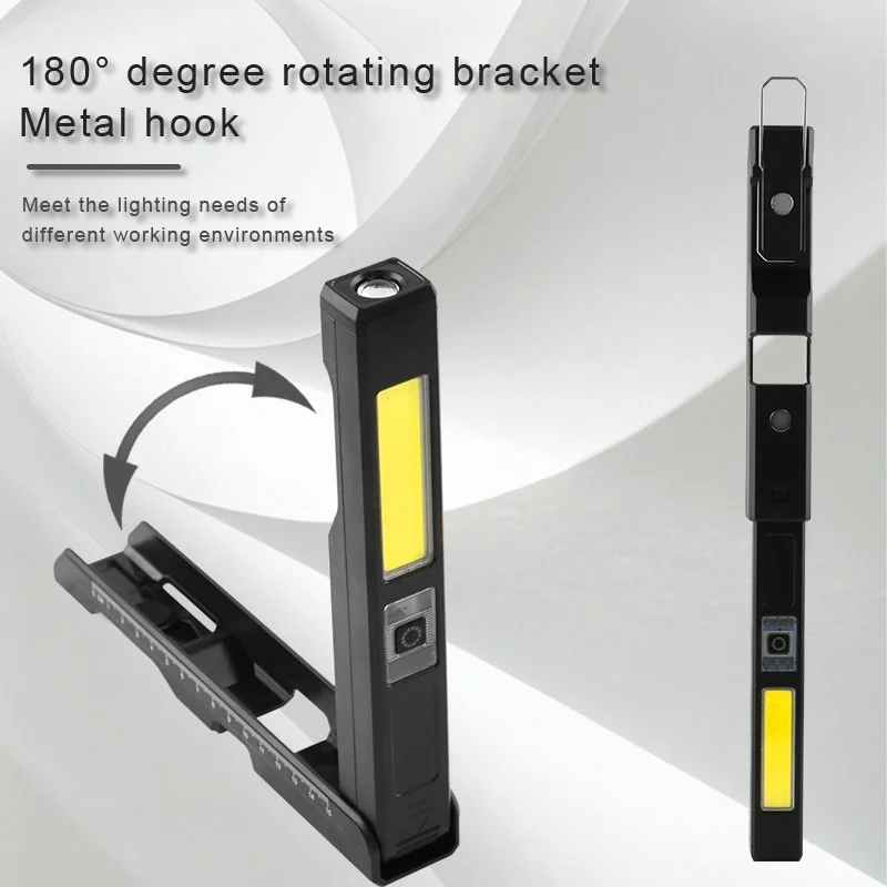 Gold Silver Gs-2070 30w Şarjlı Mıknatıslı Katlanabilir Led Çalışma Tamirci Feneri
