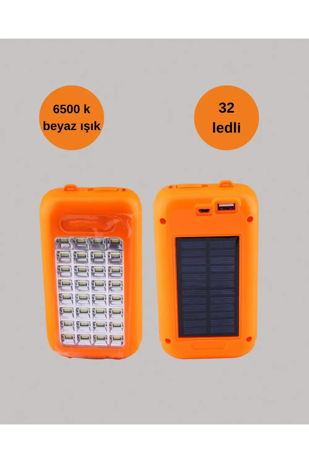 Gold Silver GS-875 Outdoor Powerbank & Işıldak – Güneş Paneli 32