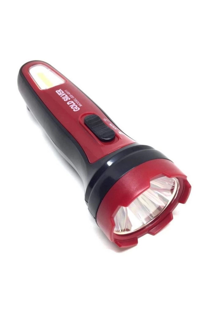Gold Sılver Gs-4511 1 Watt+1 Watt Cob Led'li Şarjlı El Feneri Gold Sılver Gs-4511 1 Watt+1 Watt Cob Led'li Şarjlı El Feneri