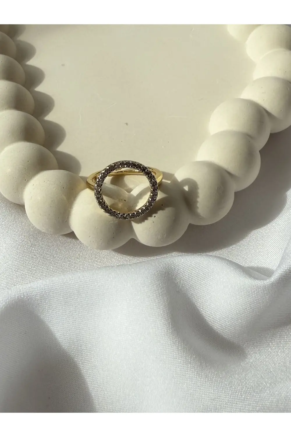 Atelier Emine Gold Silver Halka Yüzük