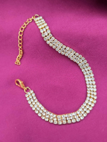 Tükkan Accessories Gold Su Yolu Bileklik Zirkon Taş Üç Sira Bileklik-Bileklik72 Tükkan Accessories Gold Su Yolu Bileklik Zirkon Taş Üç Sira Bileklik-Bileklik72