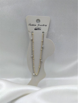 GOLD VE GÜMÜŞ KAPLAMA 2'Lİ  ZİNCİR  TOP  DETAY HALHAL-HALHAL50