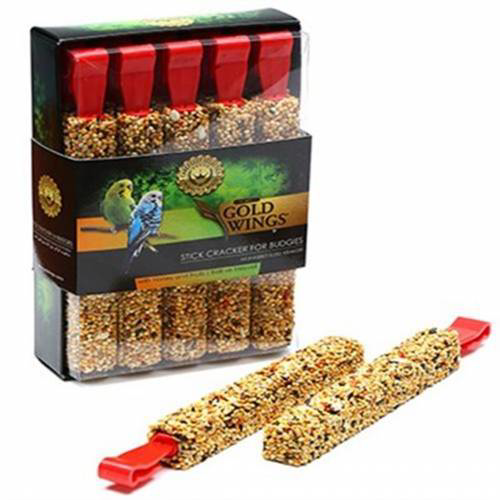 Gold Wings Premium Muhabbet Kuşu Ballı Meyveli Kraker 10'lu