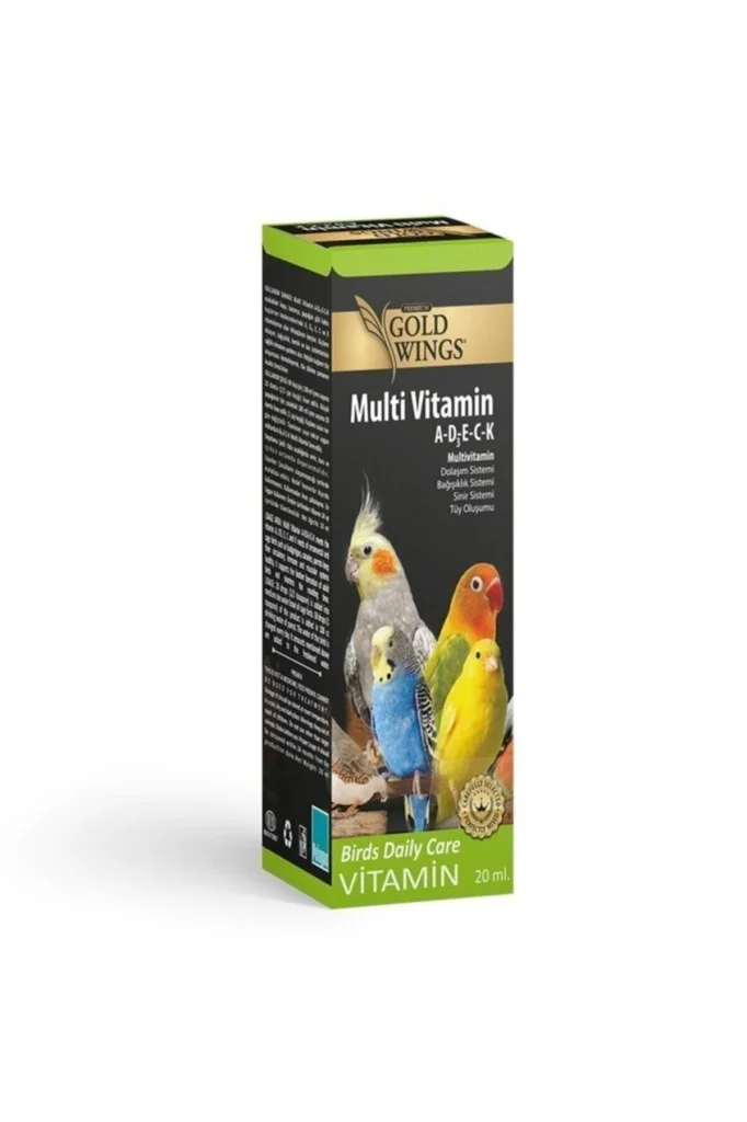 Gold Wings Premium GWP Multivitamin (Tüy Oluşum Destek) 20cc Gold Wings Premium GWP Multivitamin (Tüy Oluşum Destek) 20cc