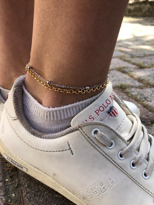 GOLD ZİNCİR GÜMÜŞ TOP DETAY ZİNCİR 2'Lİ ZİNCİR HALHAL-HALHAL88