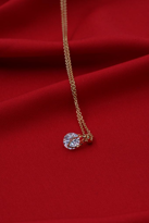 GOLD ZİRKON TEK TAŞ VİP SERİ KOLYE-ZİKOLİF49 GOLD ZİRKON TEK TAŞ VİP SERİ KOLYE-ZİKOLİF49