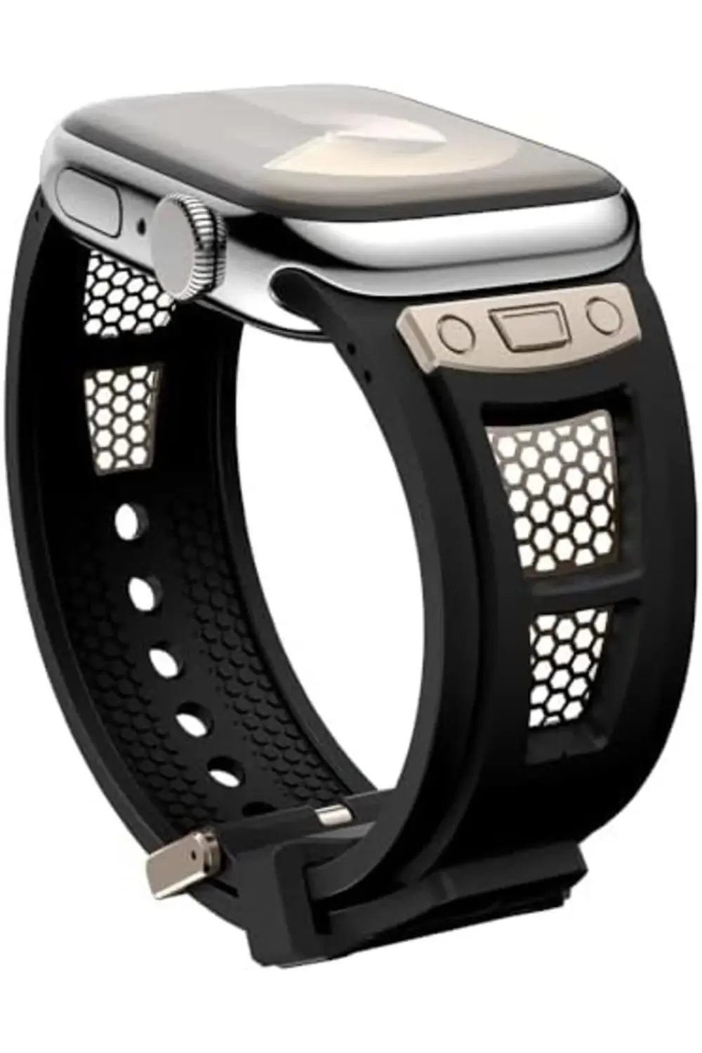 goldbolt İle Uyumlu 42mm KRD-117 Hava Alabilen Delikli Metal Süsl