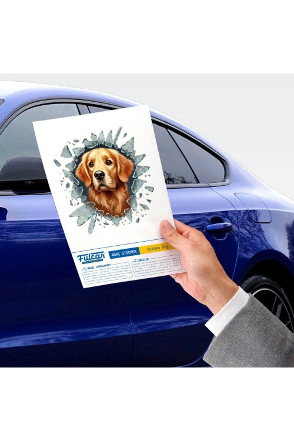 Jet Garaj Golden Araç Stickerı