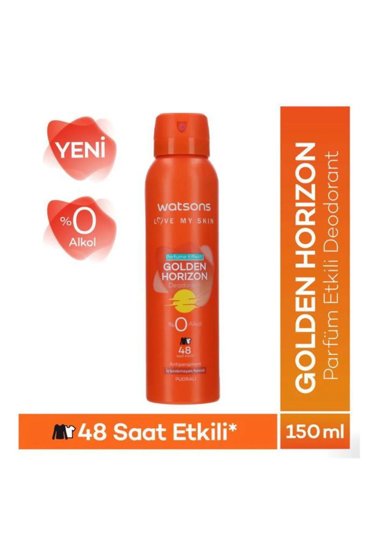 Golden Horizon Deodorant Sprey Pudralı 5x150ml