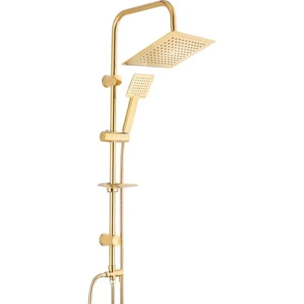 Golden Kare Krom Lüks Robot Yağmurlama Tepe Duş Seti Golden Kare Krom Lüks Robot Yağmurlama Tepe Duş Seti