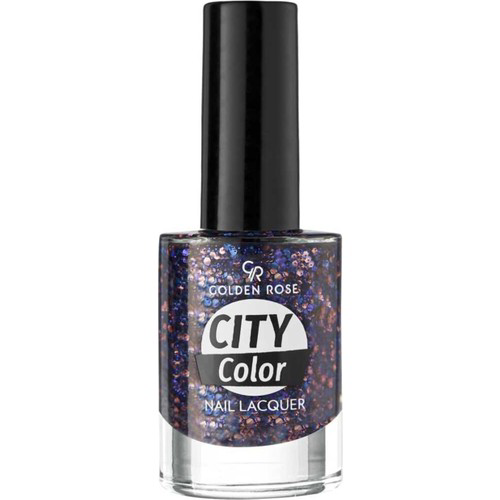 Golden Rose City Color Nail Lacquer Glittering Shades Oje 111