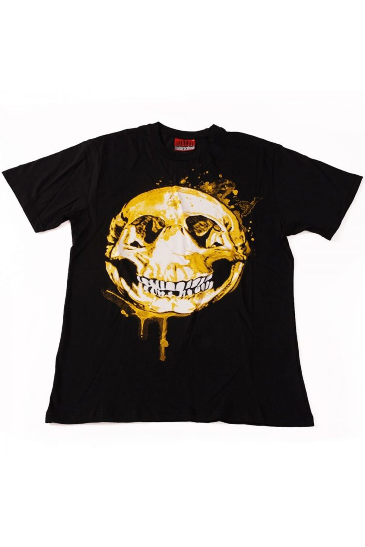 Golden Skull Tişört Siyah