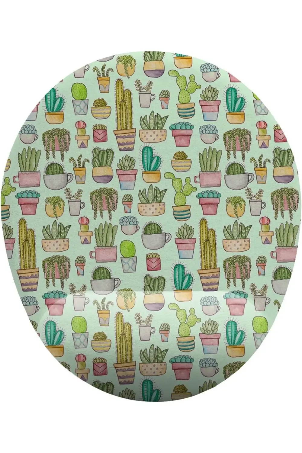 goldflare fikirler Kaktüs Desenli Bilek Destekli Mouse Pad trendf