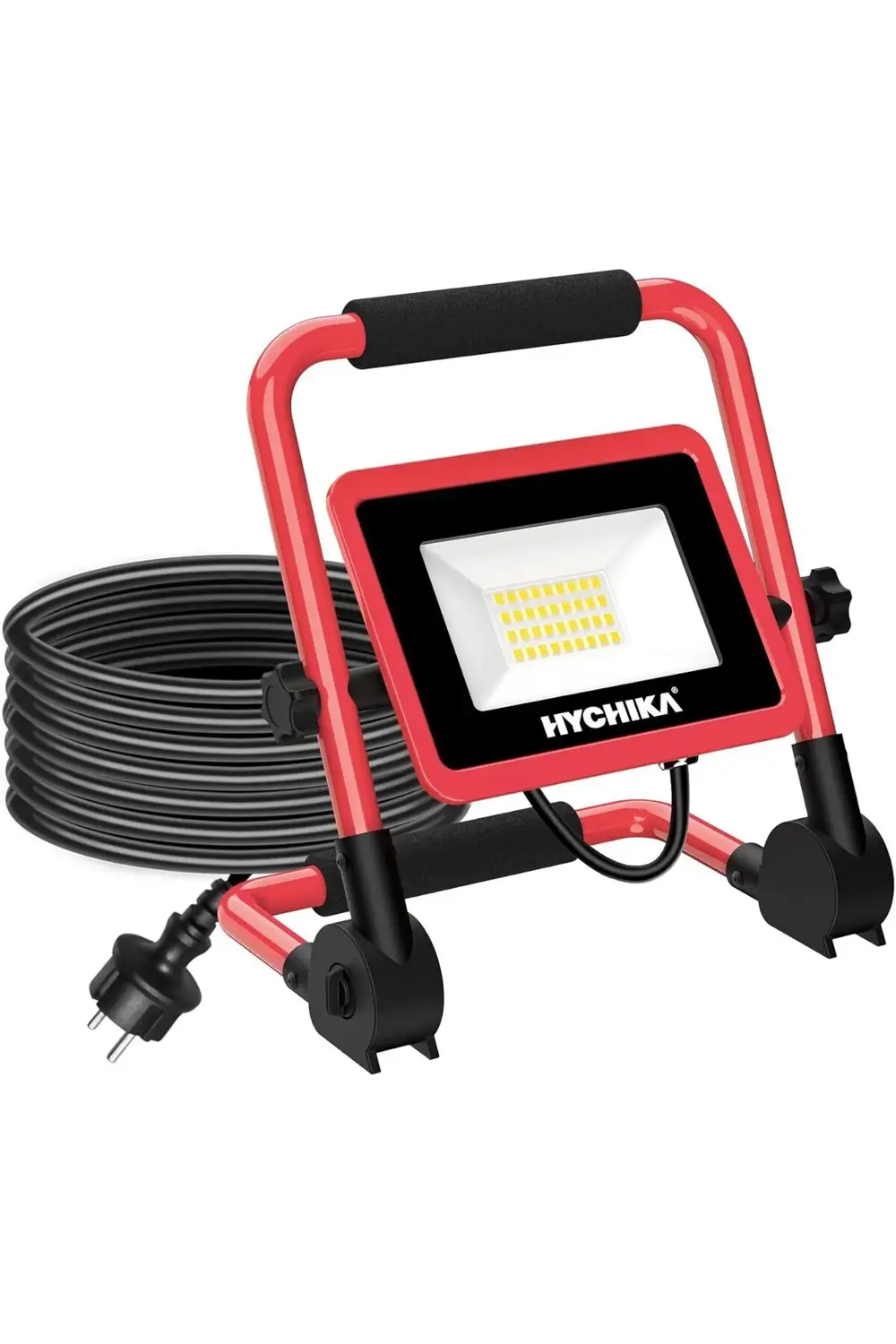 goldflare LED şantiye projektörü, 30 W spot, taşınabilir çalışma