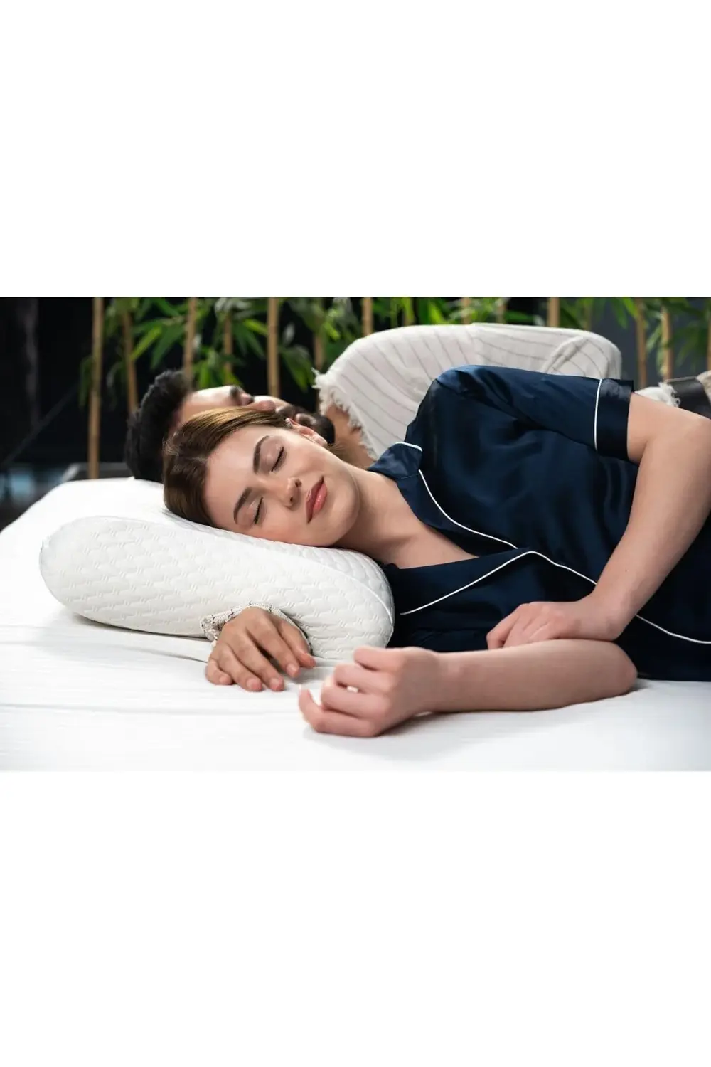 goldflare Ortopedik Visco Boyun Destekli Çift Sevgili Yastığı gol