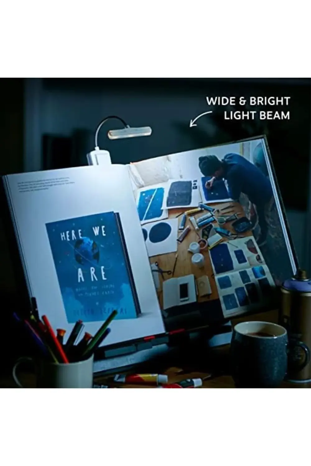 goldflare The Kitap Okuma Lambası Mor goldpath 1032927