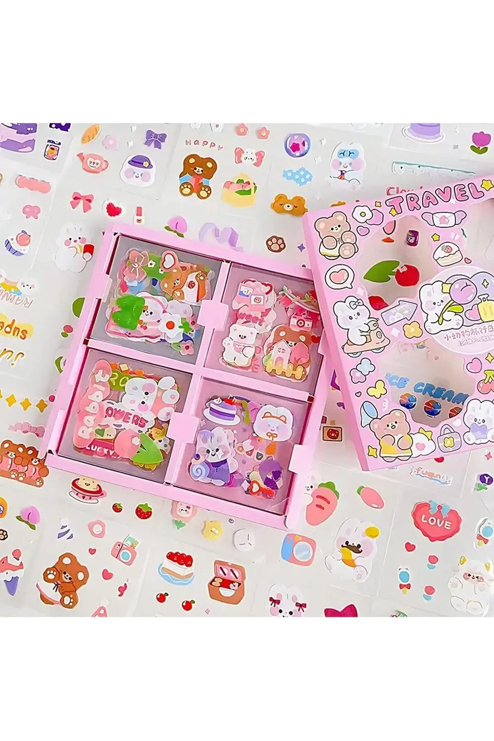 goldflare Trl Temalı 100 Yaprak 4 Bölmeli Seti • Bullet Journal g