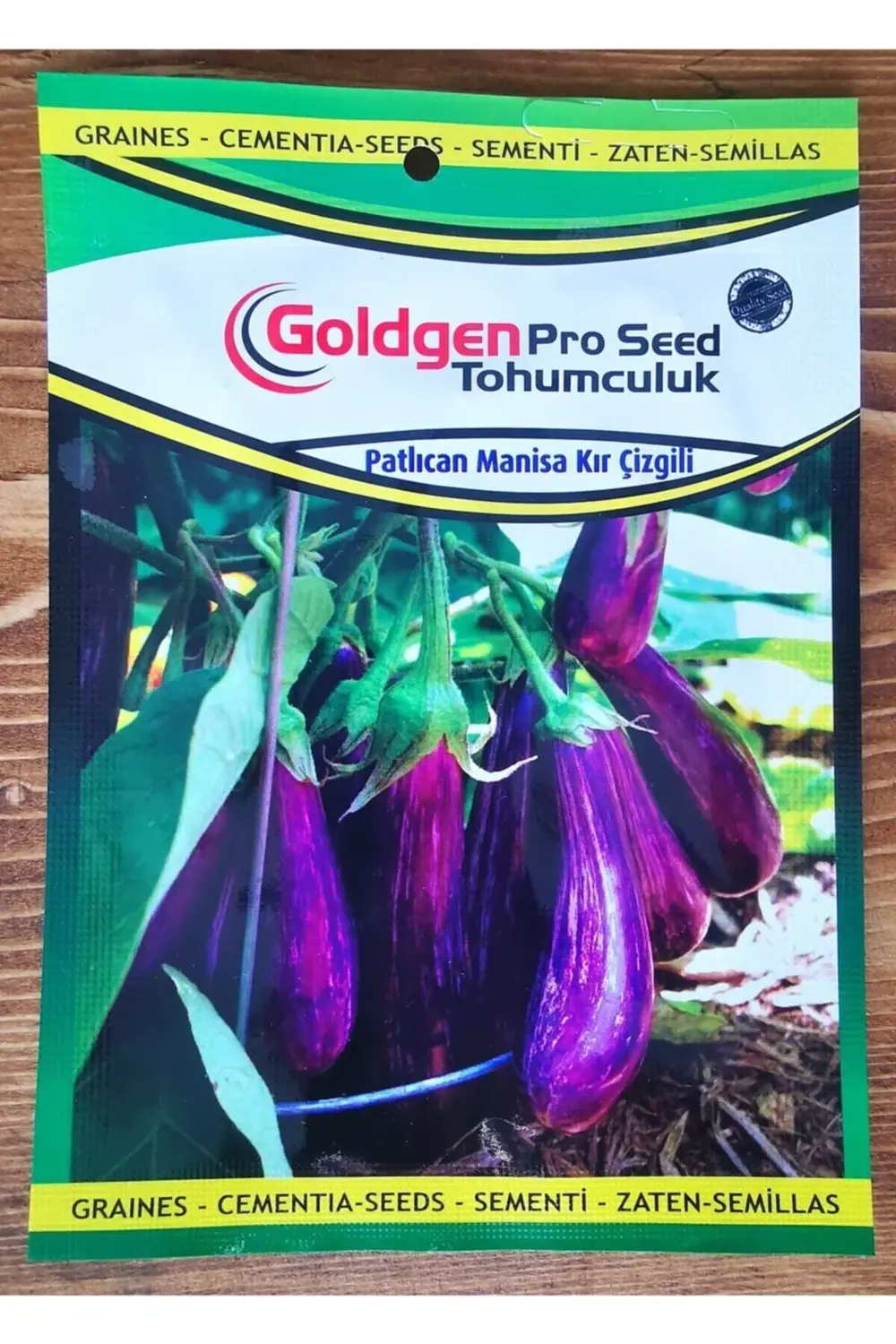 Goldgen Pro Seed Patlıcan Manisa Kır Çizgili