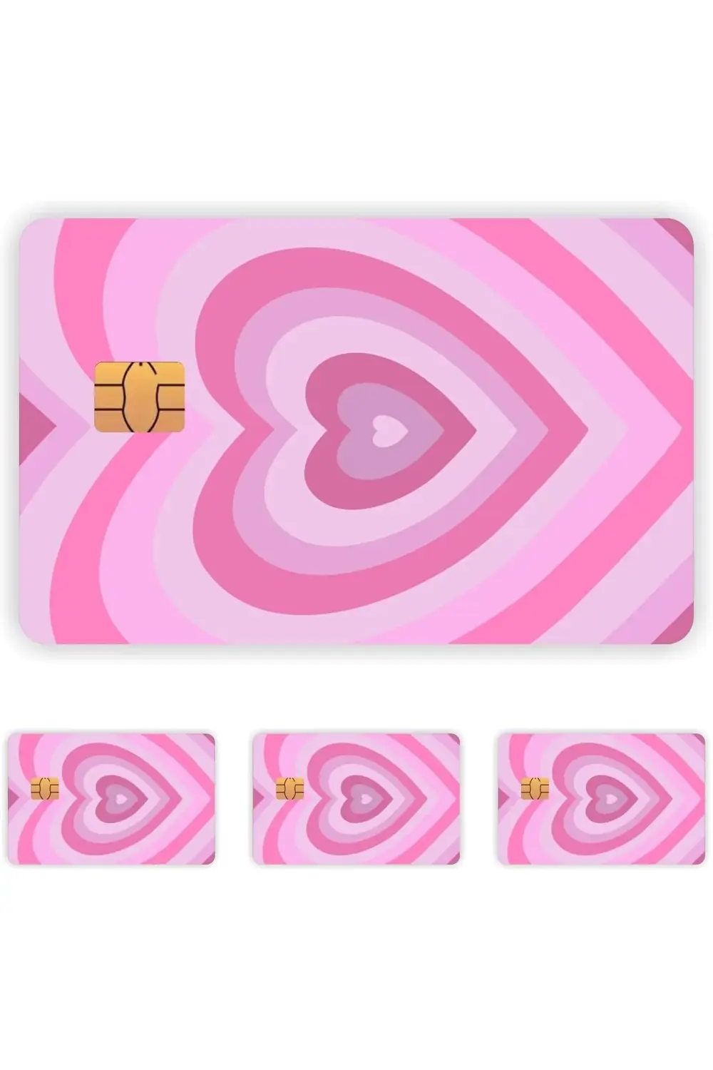 goldglow Aksesuar 4 Adet Pembe Kalpli Kart Kaplama Kart Etiketi b