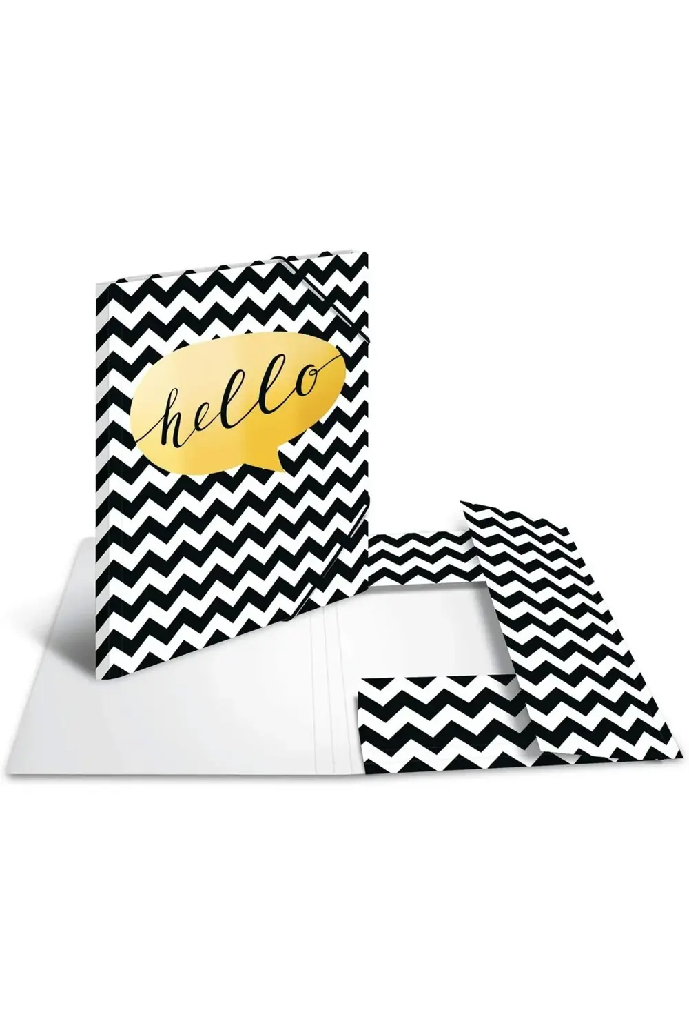 goldglow Dosya A4 Boyutunda Yaldızlı Hello Baskılı buylight 10535