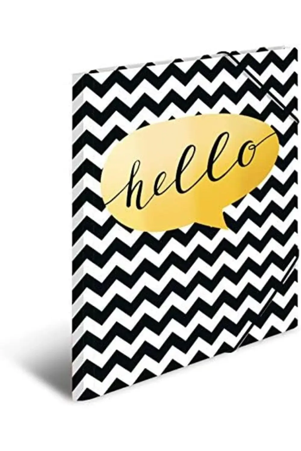 goldglow Dosya A4 Boyutunda Yaldızlı Hello Baskılı buylight 10535
