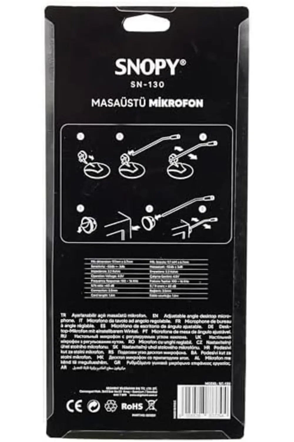 goldglow SN-130 Siyah Mikrofon buylight 1053513