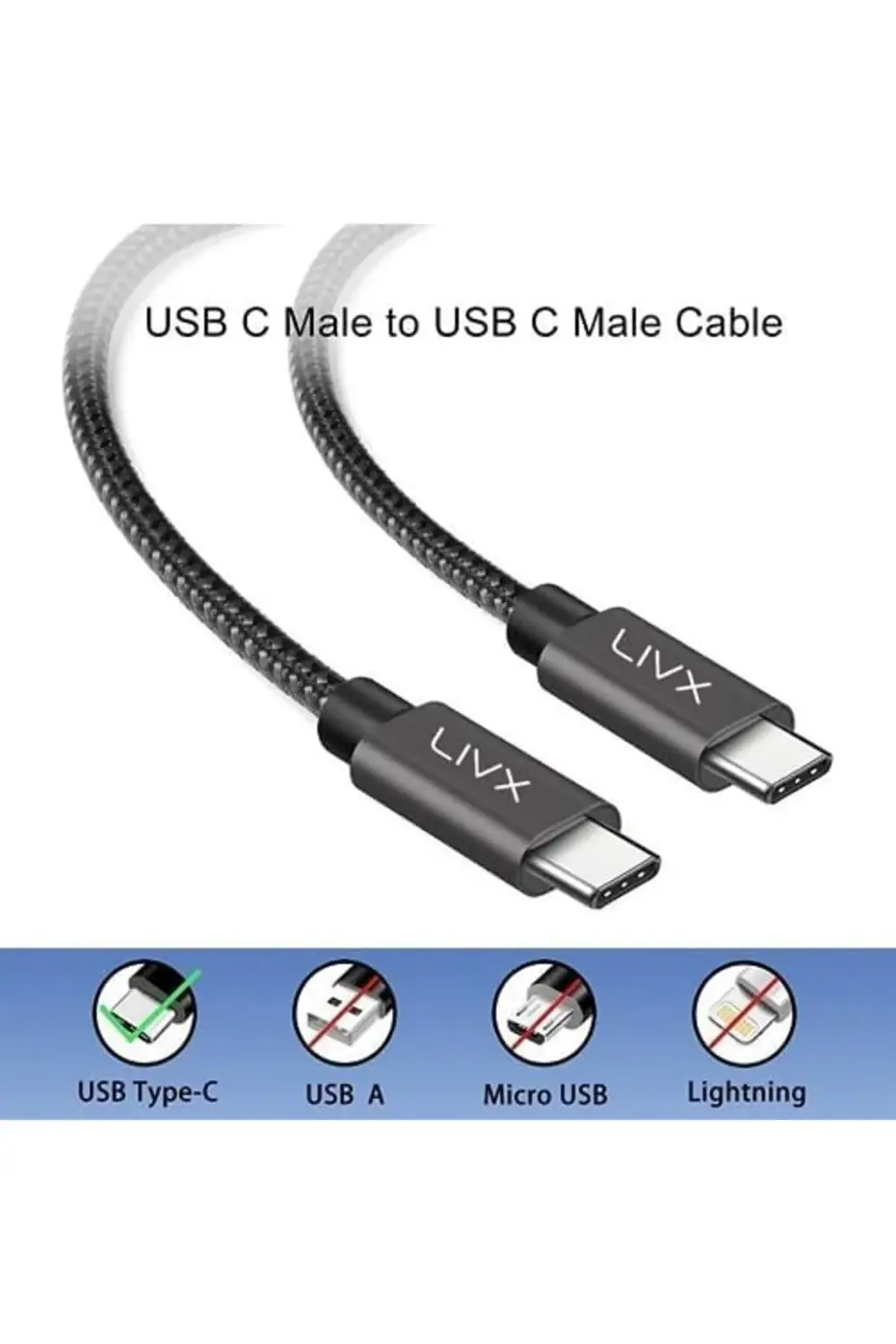 goldglow Transparent 45W PD/QC Mini Araç şarj Cihazı ve 2 Metre H