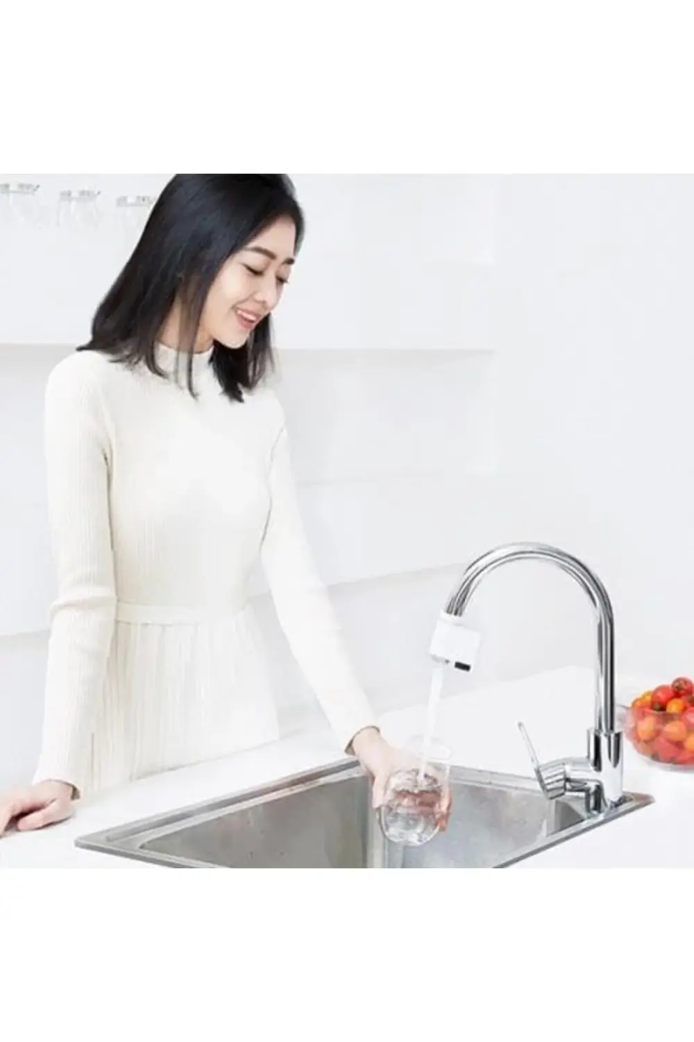 goldhype Şarjlı Tam Otomatik Akıllı Sensörlü Musluk Başlığı Su Ta