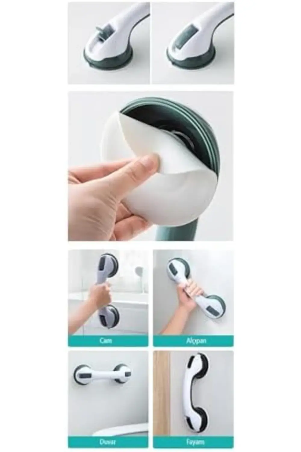 goldhype Tutacağı - Kayma Düşme Önleyici Kilitli Tutunma Barı mod