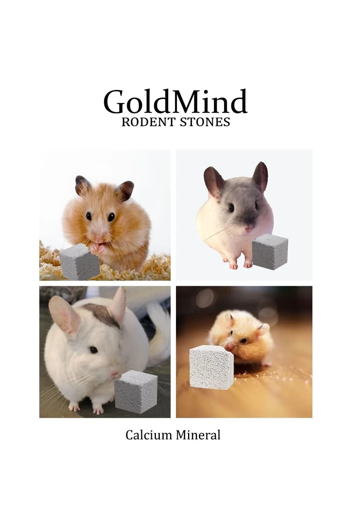 Goldmind Kemirgen Taşı Kemirme Taşı, Diş Törpüsü, Kalsiyum Minera