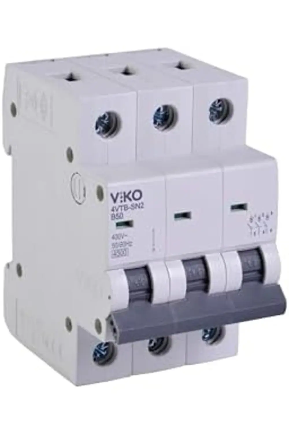 goldshine 4VTB-3B50 Otomatik Sigorta 4,5kA B Tipi 3 Kutup 50A gol