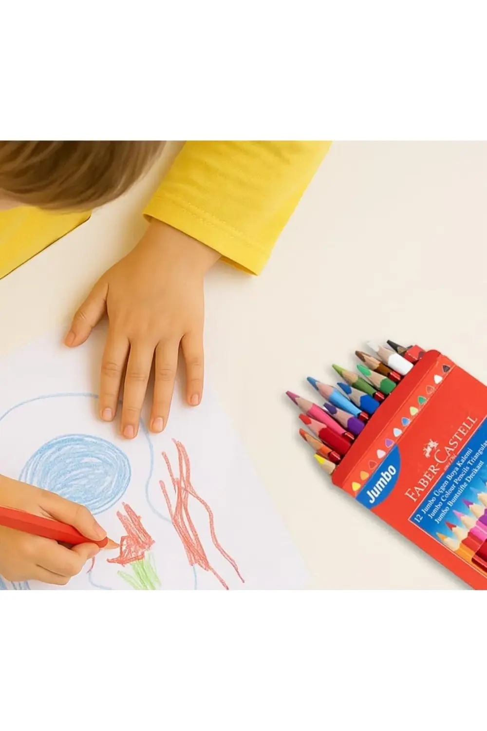 goldtrack , 12 Renk, Kalın Gövde ve Uç, Kırılmaya Dirençli Özel Y